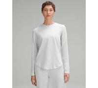 lululemon - T-Shirt manches longues Love pour Femmes - Light Gris - Taille 8