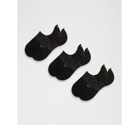 lululemon - Unisex Power Stride No-Show Socks 3 Pack - Noir - Taille XL