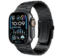 LULULOOK Bracelet en Titane Grade 2 pour Apple Watch S10, Ultraléger, Anti-Rayures, Ajustable et Nettoyable, Plus Brillance Métallique, Bracelet pour Apple Watch Ultra 2, S9 S8 SE SE2 (49/46/45/45mm)