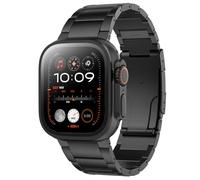 LULULOOK Bracelet en titane pour Apple Watch Ultra 2/3-49 mm, 46 mm, 45 mm, 44 mm, 42 mm (série 3 2 1) - Bracelet de rechange à maillons en titane pour iWatch Ultra 2/3 Série 1110 9 8 7 SE 6 5 4 3 2 1