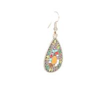 LULUMAIC Bijoux Boucles d'oreilles, Couleur Antique Couleur sculptée Royale Vintage Drop, Clip sur des Boucles d'oreilles Bijoux pour Femmes Cadeaux pour sa Petite Amie, épouse, sœur, Fille,