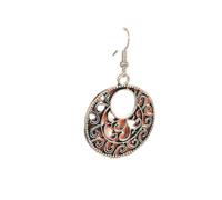 LULUMAIC Bijoux Boucles d'oreilles, Couleur Antique Couleur sculptée Royale Vintage Drop, Clip sur des Boucles d'oreilles Bijoux pour Femmes Cadeaux pour sa Petite Amie, épouse, sœur, Fille,