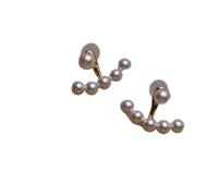 LULUMAIC Bijoux Boucles d'oreilles, Design Sense Back Boucles d'oreilles de Haricot pour la Femme coréenne Bijoux Accessoires inhabituels pour Les Filles de fête Goth Cadeaux pour Petite Amie,
