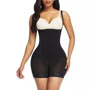 LULUMAIC Body Moulant en Maille sans Couture pour Femmes, Pantalon de Compression, Fermeture éclair inférieure