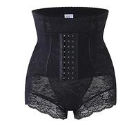 LULUMAIC Body Shorts pour Femmes Taille Formateur Taille Haute Tummy Control Panty Lace Butt Lifter Slim Shapewear (Color : Black, Size : M)