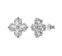 LULUMAIC Boucles d'oreilles à Quatre Feuilles pour Femmes, Bijoux à Clous mère de IA, Petite Amie