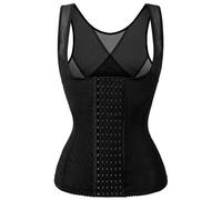 LULUMAIC Corset sous Le Buste pour Femmes, cintré à la Taille, en Acier désossé, brûleur de Graisse du Ventre, Ceinture de Sport Amincissante, S-3XL