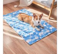 LULUMAIC Grand Tapis de Refroidissement pour Chien, Tapis Frais, Coussin de Gel Froid pour Chien, crème glacée d'été, Tapis Auto-refroidissant, Matelas pour Chat, Matelas pour Animaux de