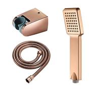 LULUMAIC Ordinateur Poche Rose générique Ensemble Pomme Haute Pression, pulvérisateur à Main Universel avec Porte-abri et 1,5 m de Douche en Acier Inoxydable HOS
