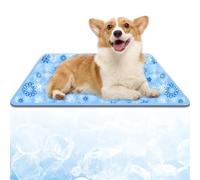 LULUMAIC Tapis de Refroidissement et Coussin de Couchage pour Chien, Coussin de lit Auto-refroidissant pour Chien de Taille Moyenne et Grande, Cage de Transport pour Chien à l'extérieur de