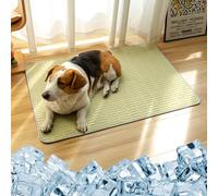 LULUMAIC Tapis de Refroidissement pour Chien, Coussin Auto-refroidissant pour Chiens, Tapis de Couchage rafraîchissant pour Chien et Chat, Durable, réutilisable, Lavable, Couverture pour Animaux de