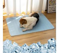 LULUMAIC Tapis de Refroidissement pour Chien, Coussin Auto-refroidissant pour Chiens, Tapis de Couchage rafraîchissant pour Chien et Chat, Durable, réutilisable, Lavable, Couverture pour Animaux de
