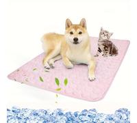 LULUMAIC Tapis rafraîchissant pour Animaux de Compagnie, Tapis rafraîchissant d'été et Coussin de Couchage pour Chiens et Chats de Petite, Moyenne et Grande Taille, Utilisation dans Une Cage, Un