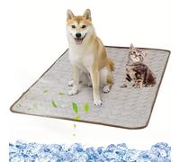 LULUMAIC Tapis rafraîchissant pour Animaux de Compagnie, Tapis rafraîchissant d'été et Coussin de Couchage pour Chiens et Chats de Petite, Moyenne et Grande Taille, Utilisation dans Une Cage, Un