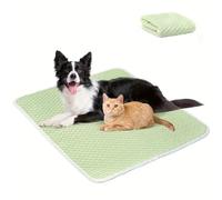 LULUMAIC Tapis rafraîchissant pour Chiens, Tapis rafraîchissant d'été Lavable en Soie glacée pour Chiens de Petite, Moyenne et Grande Taille, Tapis de Couchage pour Animal Domestique, lit en