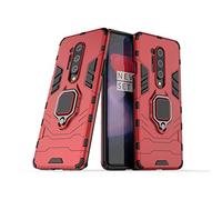 LuluMain Compatible avec 1+8 Pro (5G) Coque, Anneau de Support Téléphone Voiture Magnétique Bague 360 Étui de Protection pour OnePlus 8 Pro (Rouge)