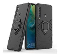 LuluMain Compatible avec Galaxy A9 (2018) Coque, Anneau de Support Téléphone Voiture Magnétique Bague 360 Étui de Protection pour Samsung Galaxy A9 2018 (Noir)