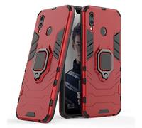 LuluMain Compatible avec Honor Play Coque, Anneau de Support Téléphone Voiture Magnétique Bague 360 Étui de Protection pour Huawei Honor Play (Rouge)
