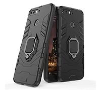 LuluMain Compatible avec Huawei Y6 (2018), Honor 7A, Honor7A Pro Coque, Anneau de Support Téléphone Voiture Magnétique Bague 360 Étui de Protection (Noir)