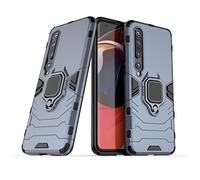 LuluMain Compatible avec Mi 10 Coque, Anneau de Support Téléphone Voiture Magnétique Bague 360 Étui de Protection pour Xiaomi Mi 10 5G (Bleu Marine)