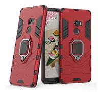 LuluMain Compatible avec Mi Mix 2 Coque, Anneau de Support Téléphone Voiture Magnétique Bague 360 Étui de Protection pour Xiaomi Mi Mix2 (Rouge)