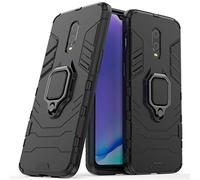 LuluMain Compatible avec OnePlus 7, OnePlus 6T Coque, Anneau de Support Téléphone Voiture Magnétique Bague 360 Étui de Protection pour OnePlus7, OnePlus 6T (Noir)