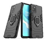 LuluMain Compatible avec OnePlus 8T Coque, Anneau de Support Téléphone Voiture Magnétique Bague 360 Étui de Protection (Noir)
