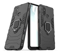 LuluMain Compatible avec OnePlus Nord N100 Coque, Anneau de Support Téléphone Voiture Magnétique Bague 360 Étui de Protection (Noir)