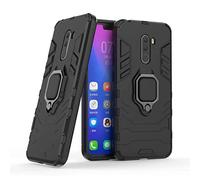 LuluMain Compatible avec Pocophone F1 Coque, Anneau de Support Téléphone Voiture Magnétique Bague 360 Étui de Protection pour Xiaomi Pocophone F1 (Noir)