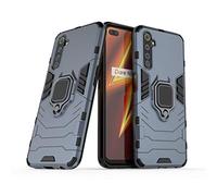 LuluMain Compatible avec Realme 6 Pro Coque, Anneau de Support Téléphone Voiture Magnétique Bague 360 Étui de Protection pour Oppo Realme6 Pro (Bleu Marine)