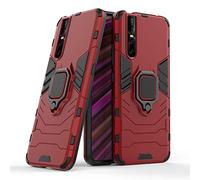 LuluMain Compatible avec Vivo V15 Pro Coque, Anneau de Support Téléphone Voiture Magnétique Bague 360 Étui de Protection pour Vivo V15 Pro (Rouge)