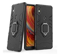LuluMain Compatible avec Xiaomi Mi Mix 2S Coque, Anneau de Support Téléphone Voiture Magnétique Bague 360 Étui de Protection pour Xiaomi Mi Mix 2S (Noir)