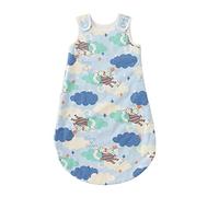 LULUMONKEY Gigoteuse pour bébé, toute l'année, 6-18 mois, 1,5 Tog, gigoteuse sans manches pour nouveau-né, en coton, pour garçon et fille
