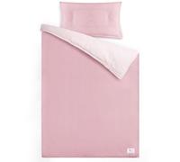 lulumoon Parure de Lit 100x135 cm : Housse de Couette 100 x 135 cm et Taie d'oreiller 40 x 60 cm, 100% Coton, Oeko-TEX, Légère et Confortable Couette lit Bebe