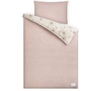 lulumoon Parure de lit en mousseline pour enfant 100x135 : Housse de couette 100x135 + Taie d'oreiller 40x60 cm en coton Oeko-TEX Standard - Ensemble de literie léger et confortable pour bébé et