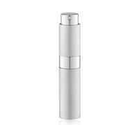Lulupack 1 atomiseur de parfum de 10 ml, flacon pulvérisateur de voyage rechargeable, argenté, 0.3 Ounces