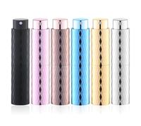 Lulupack 8ml Atomiseur Parfum,Vaporisateur Vide de Sac Rechargeable, Recharge Spray Flacon, Pulverisateur Voyage (6PCS,Multicolore Diamond Glossy