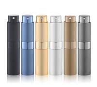 Lulupack 8ml Atomiseur Parfum,Vaporisateur Vide de Sac Rechargeable, Recharge Spray Flacon, Pulverisateur Voyage (6PCS,Multicolore 1)