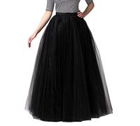 Lulupi Jupon Jupe Femme Tutu Longue 2023 Été Et Automne Soldes Sexy Rétro Multi-Couleurs Stretch Tulle Ballet Casual Skirt