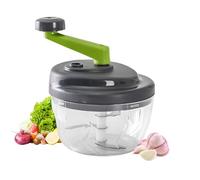 LULUWA Hachoir Manuel 520ml, Multi-oignons Déchiqueteuse de Légumes Cuisine Déchiqueteuse à L'ail Déchiqueteuse pour Légumes Fruits (Sans mélangeur d'oeufs) (520ml)