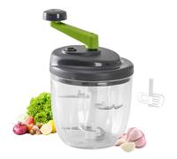 LULUWA Hachoir Manuel 900ml, Multi-oignons Déchiqueteuse de Légumes Avec 1 Mélangeur Cuisine Déchiqueteuse à L'ail Déchiqueteuse pour Légumes Fruits (900ml)