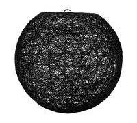 Lum & Co Écran Suspension en forme de boule, noir 20 x 19 x 20 cm