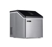 Luma Comfort Machine à glaçons transparente | Premiers cubes en 15 minutes, 12,7 kg de glace en 24 heures | Design portable de comptoir en acier inoxydable - IM200SS