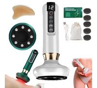 Lumafirm Cellulite Massager, Lumafirm Brasion For Eliminate Fat, 12 Speed Suction Handheld Anti Cellulite Massager, Electric Suction Cupping Therapy Fat Remover For Legs, Waist, Neck, Arm (White)