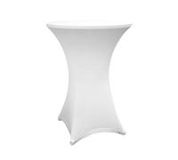 Lumaland 1x Housse de Table Haute qualité 70-75 cm, Certificat ÖKO-TEX® | Housse de Table Stretch à séchage Rapide, Housse avec Renfort au Niveau des Pieds | Lavable, Facile d'entretien & Durable