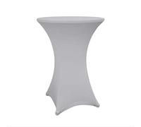 Lumaland 1x Housse de Table Haute qualité 80-85 cm, Certificat ÖKO-TEX® | Housse de Table Stretch à séchage Rapide, Housse avec Renfort au Niveau des Pieds | Lavable, Facile d'entretien & Durable