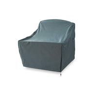 Lumaland Bâche de Protection en Toile imperméable pour Meubles de Jardin Housse avec poignée 65 (Hauteur) x 80/119 (Longueur) x 85 (Largeur) cm Oxford 600D 280 g/m² Vert/Gris