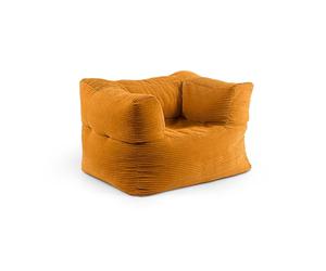 Lumaland Chaise modulaire - série velours côtelé | Pouf d'intérieur avec structure douce, modules idéaux | Bean Bag pour salon & Co. - 96x72x70 cm