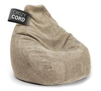 LUMALAND Cord sac de siège chaise de jeu Giant Beanbag Chair XXL fauteuil ave...