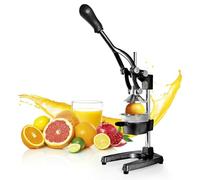 Lumaland Extracteur de Jus | Presse-citron - Manuel et Silencieux | Presse à Main en Fonte - Presse-agrumes Sans Effort | Presse-oranges pour Légumes et Fruits | Slow Juicer - Très Facile d'Entretien